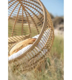 Fotel wiszący SUMMER SOBRE LA TIERRA 1 metalowy naturalny