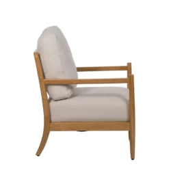 Fotel ZABERMA 88 cm naturalny biały
