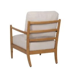 Fotel ZABERMA 88 cm naturalny biały