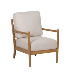 Fotel ZABERMA 88 cm naturalny biały