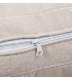 Fotel ZABERMA 88 cm naturalny biały