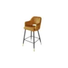 Hoker barowy ETIENNE Paris musztardowy