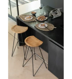 Hoker DOMINO drewno teak