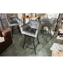 Hoker Loft srebrno szary