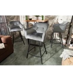 Hoker Loft srebrno szary