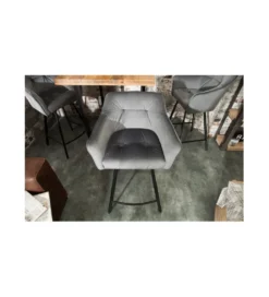Hoker Loft srebrno szary