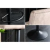 Hoker MODENA od 92 cm do 115 cm 360 stopni obrotu welwet champagne beżowy
