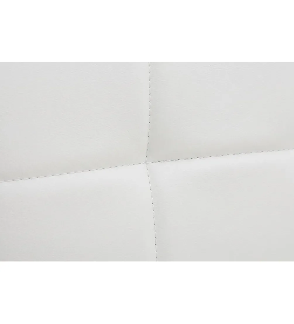 Hoker MODENA od 92 cm do 115 cm 360 stopni obrotu biały skórzany