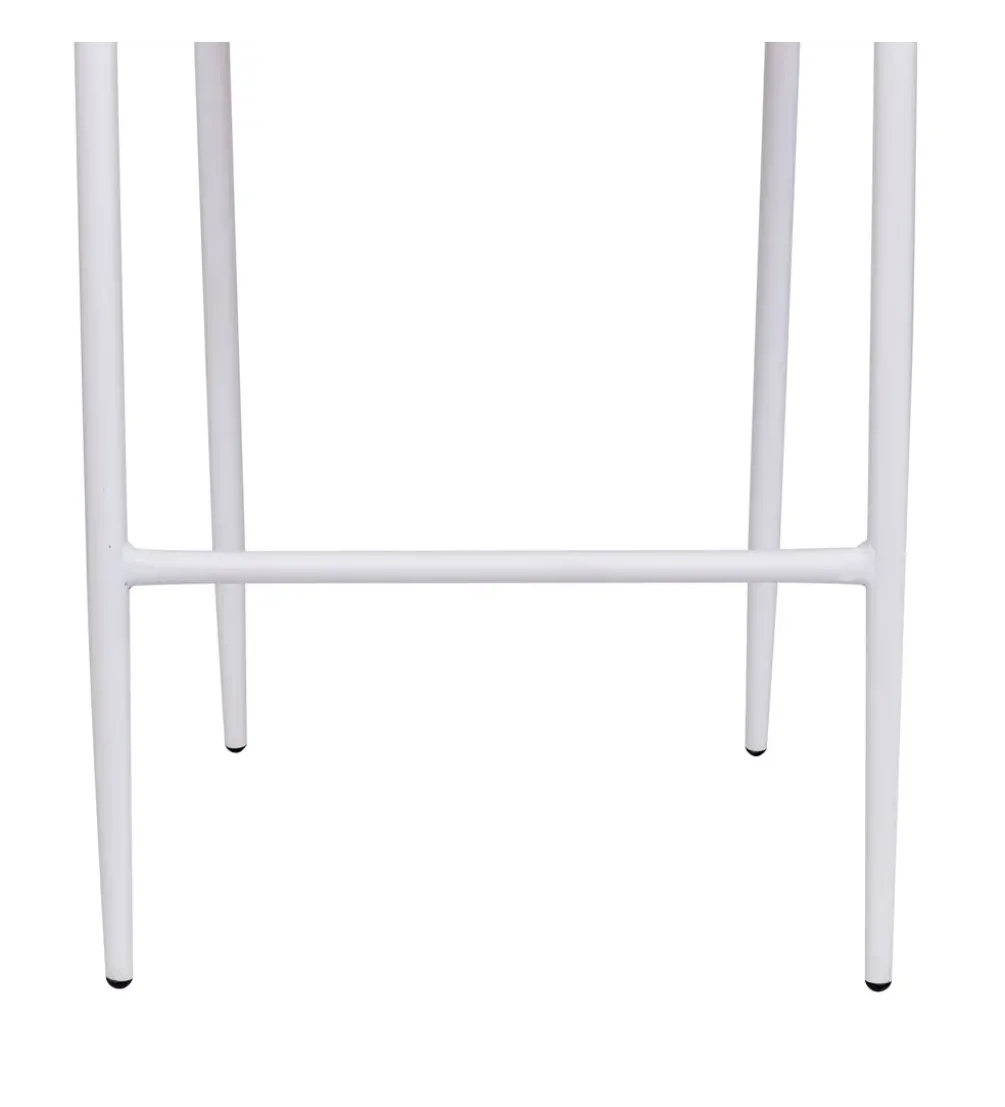 Hoker ogrodowy NIVA 112 cm naturalny biały