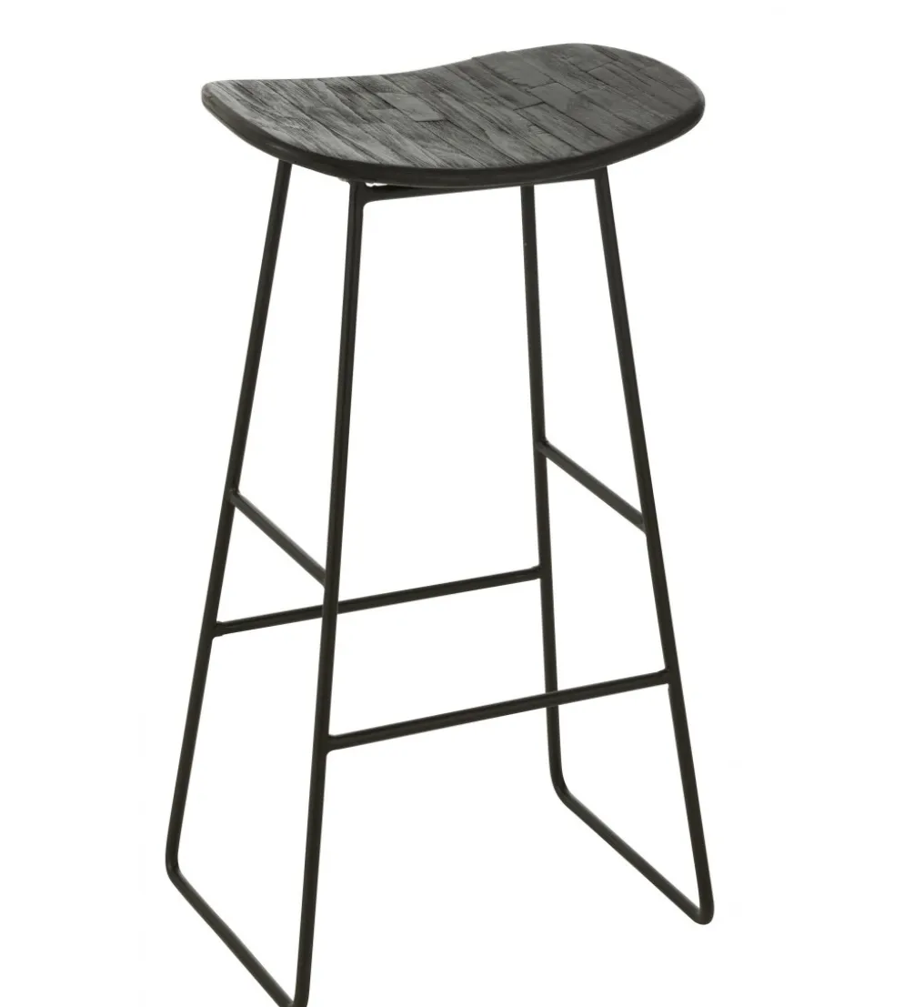 Hoker ZAMBIA drewno teak czarny