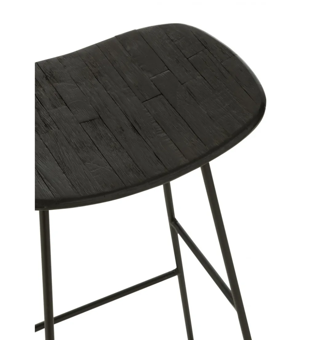 Hoker ZAMBIA drewno teak czarny