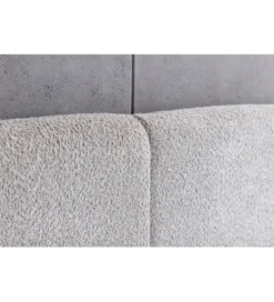 Łóżko ART DECO 180 x 200 cm bouclé beżowe