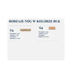 Łóżko Clarise w różnych rozmiarach oraz kolorach do wyboru