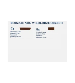 Łóżko Clarise w różnych rozmiarach oraz kolorach do wyboru