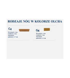 Łóżko Clarise w różnych rozmiarach oraz kolorach do wyboru
