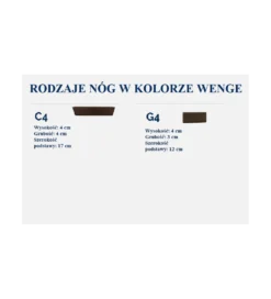 Łóżko Clarise w różnych rozmiarach oraz kolorach do wyboru