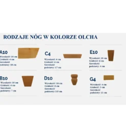 Łóżko Cornwall w różnych rozmiarach i kolorach do wyboru