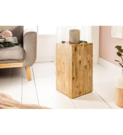 Kolumna Columna 50 cm akacja teak