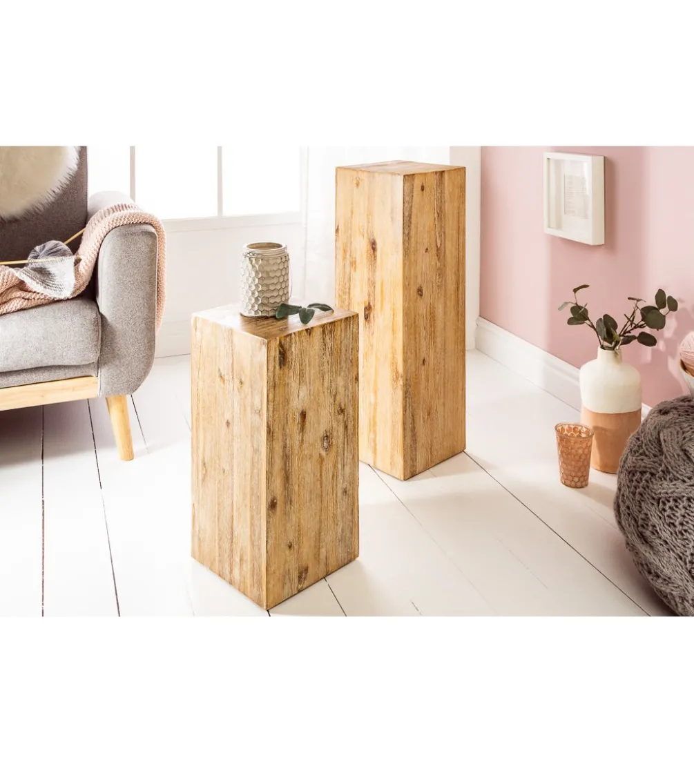 Kolumna Columna 50 cm akacja teak