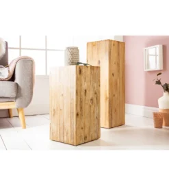 Kolumna Columna 50 cm akacja teak