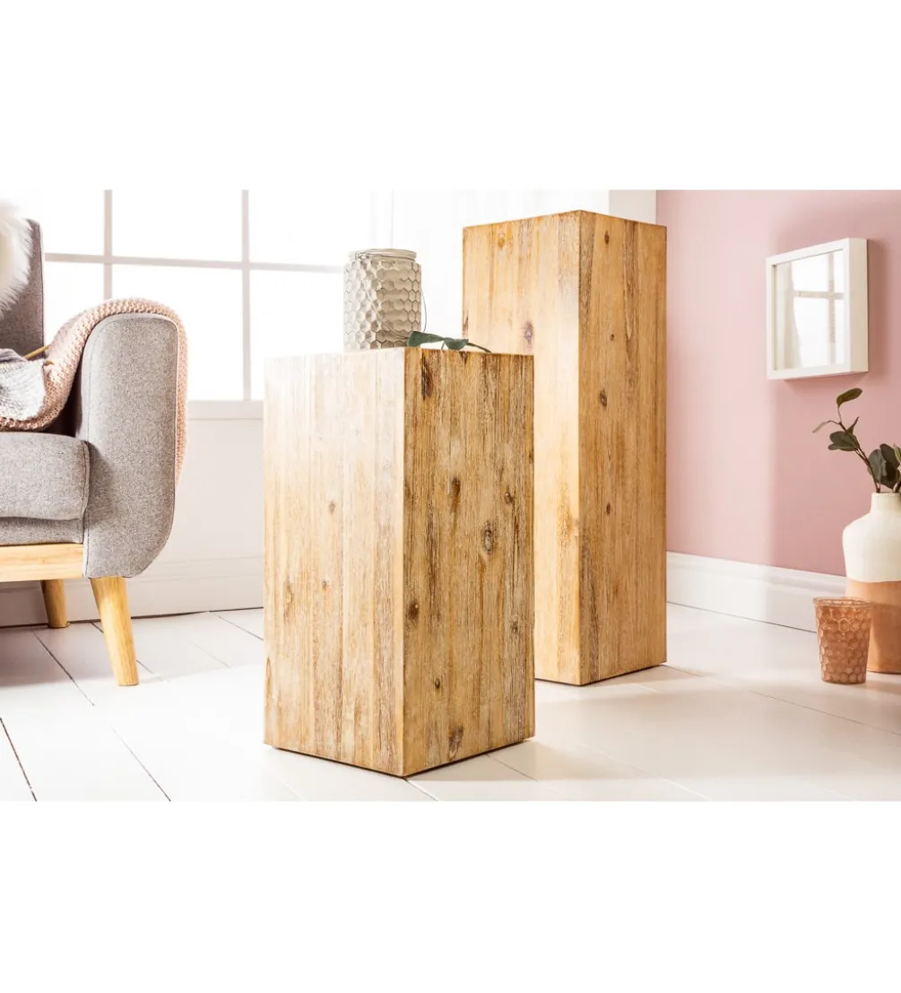 Kolumna Columna 50 cm akacja teak