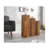 Kolumny FINICE Makassar SET 3 drewno sheesham