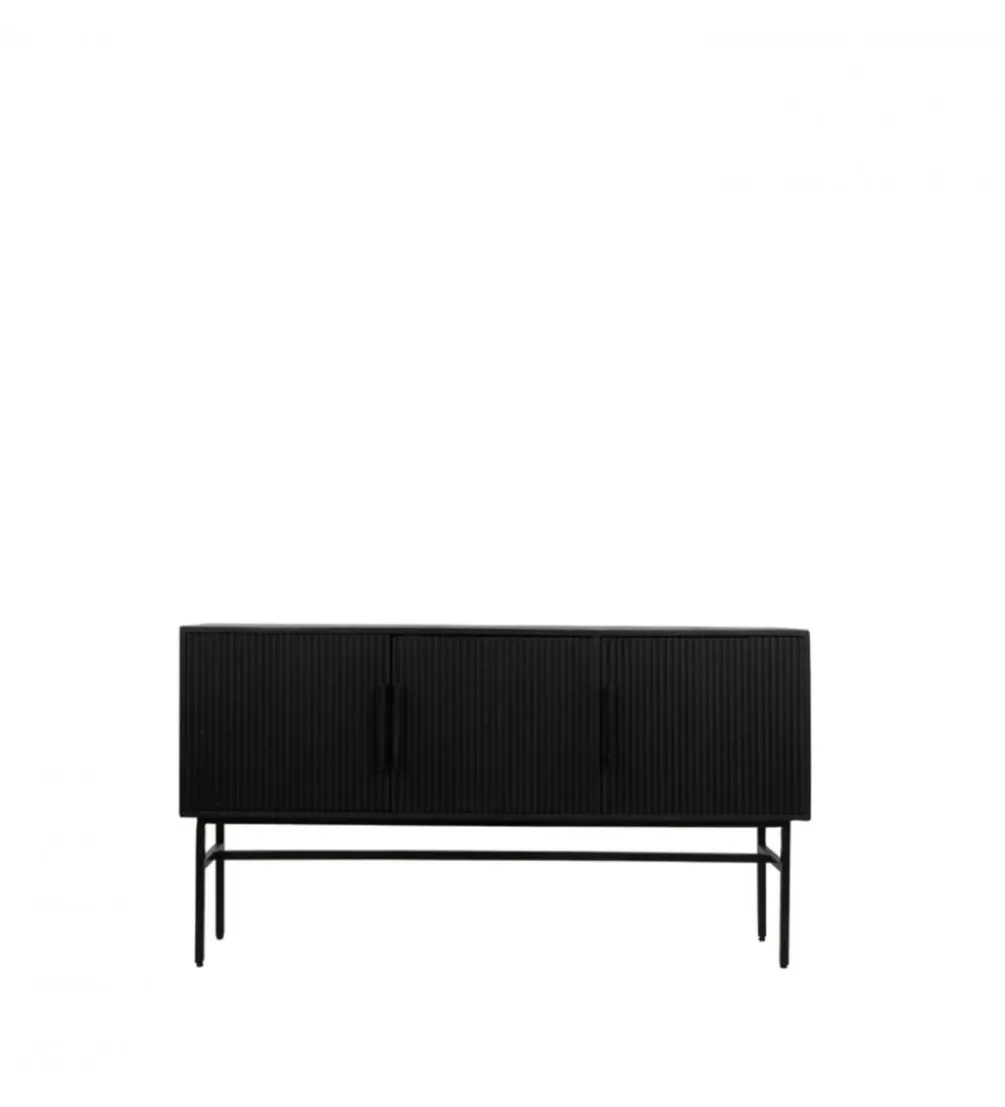 Komoda ABAGE 150 cm czarna
