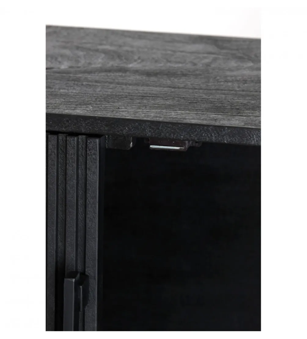 Komoda ABAGE 150 cm czarna