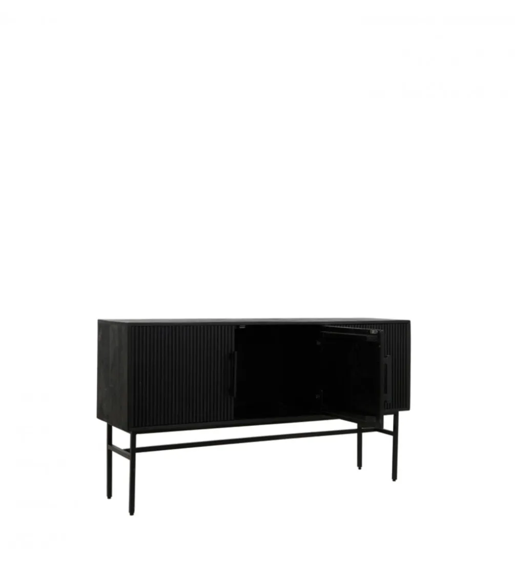 Komoda ABAGE 150 cm czarna