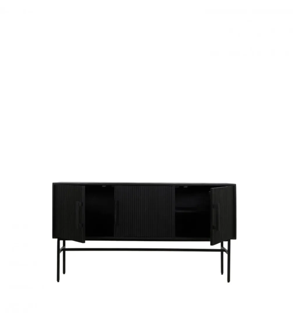 Komoda ABAGE 150 cm czarna