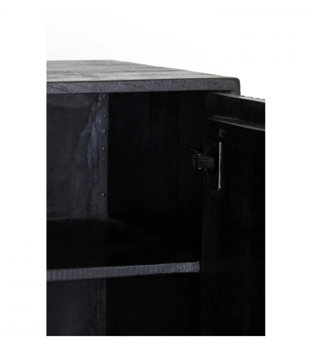 Komoda ABAGE 150 cm czarna