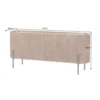 Komoda ADLON 180 cm drewno mango brązowa