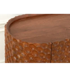 Komoda ADLON 180 cm drewno mango brązowa
