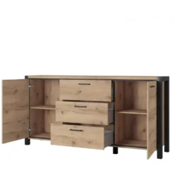 Komoda AKTIV 180 cm w optyce dąb Taurus