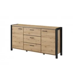 Komoda AKTIV 180 cm w optyce dąb Taurus