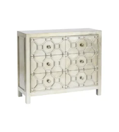 Komoda ALHAMBRA 107 cm srebrna