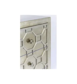 Komoda ALHAMBRA 107 cm srebrna