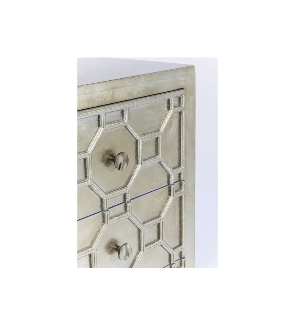 Komoda ALHAMBRA 107 cm srebrna