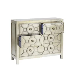 Komoda ALHAMBRA 107 cm srebrna