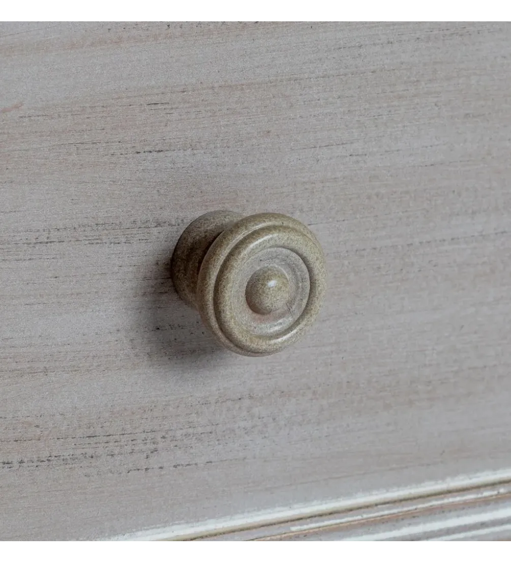Komoda ALIEY 80 cm drewno jodła jasny brąz