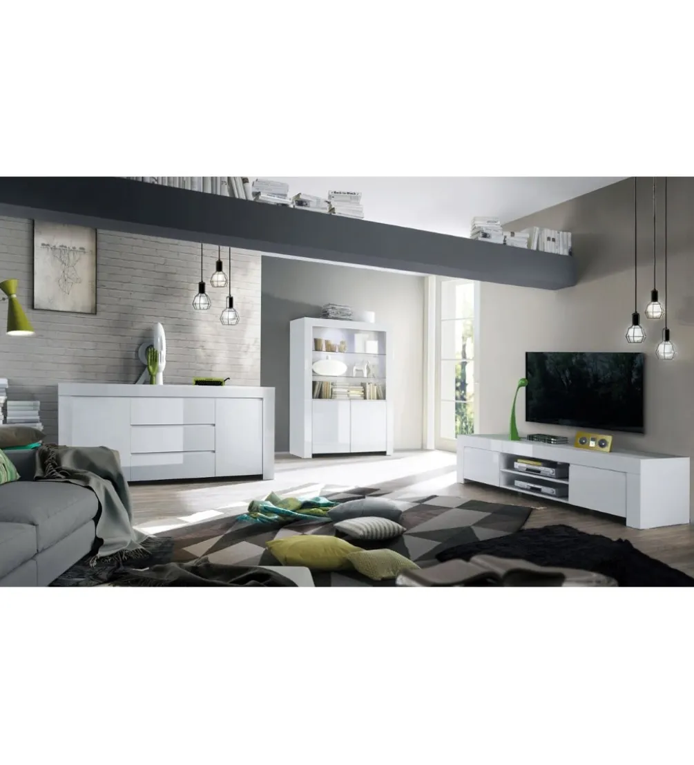 Komoda AMALFI 190 cm biała