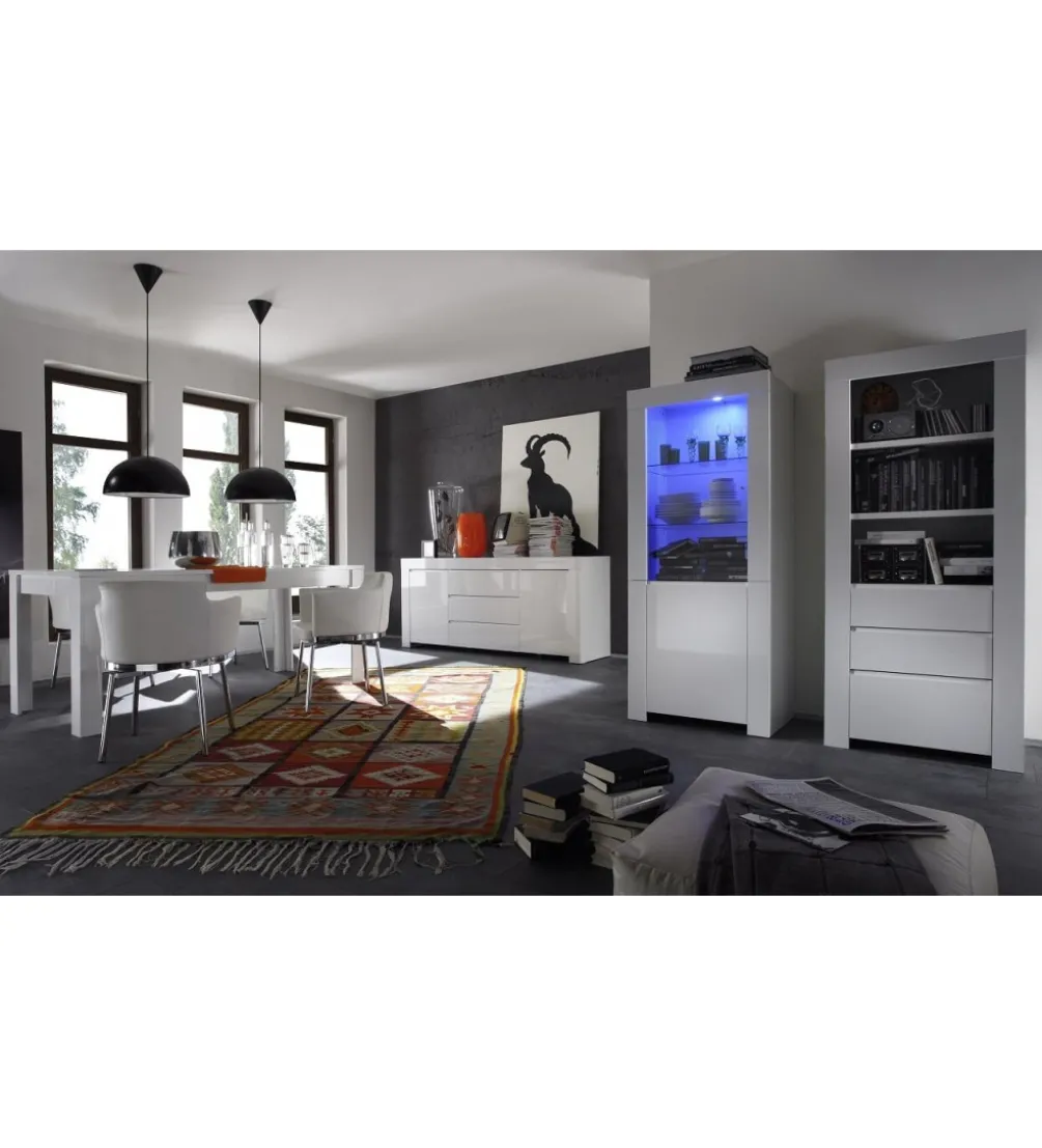 Komoda AMALFI 190 cm biała