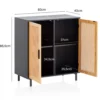 Komoda Ambert 80 cm czarna