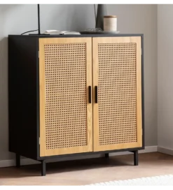 Komoda Ambert 80 cm czarna