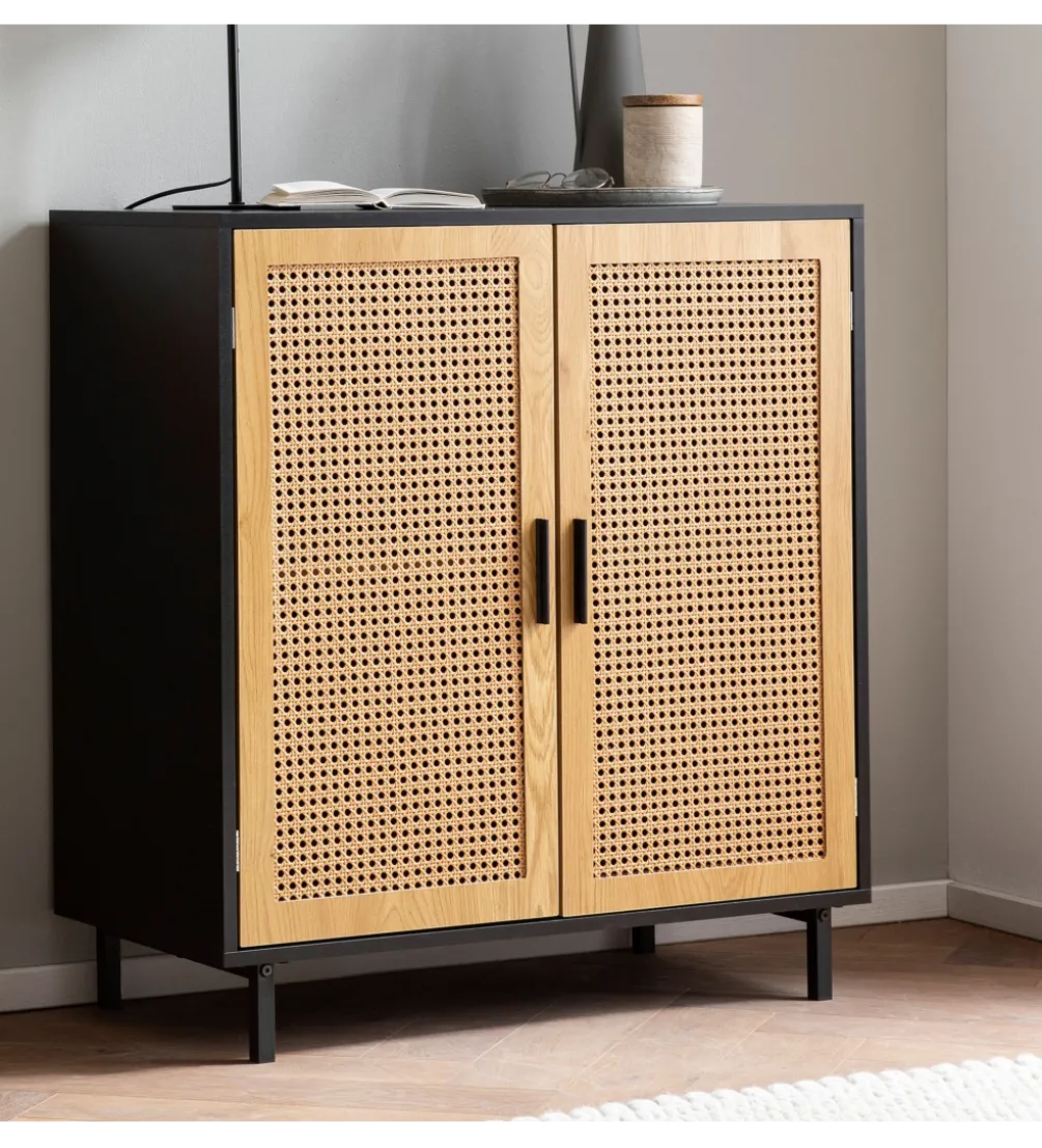 Komoda Ambert 80 cm czarna