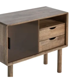 Komoda AMY 80 cm drewno kauczuk
