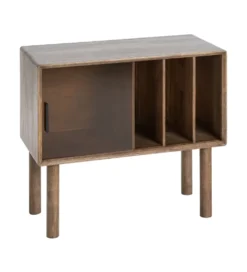 Komoda AMY 80 cm drewno kauczuk