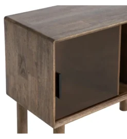 Komoda AMY 80 cm drewno kauczuk