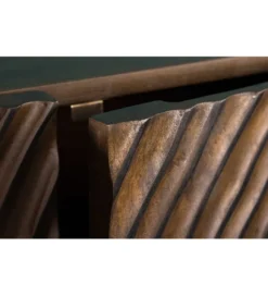Komoda ANELLO 177 cm drewno mango brąz
