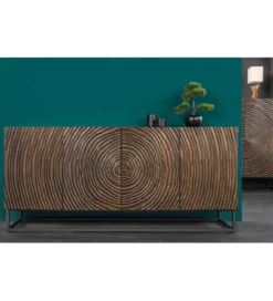 Komoda ANELLO 177 cm drewno mango brąz